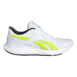 Buty do chodzenia męskie Reebok Energen Tech. Białe buty sportowe na co dzień męskie Reebok, bez zapięcia, trekkingowe. W wyprzedaży za 142.99 zł.