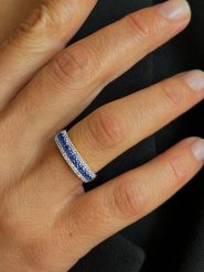 OR Carats Złoty pierścionek z diamentami i kamieniami szlachetnymi rozmiar: 56. Szare pierścionki damskie OR Carats, z diamentem, złote. Za 2,283.99 zł.