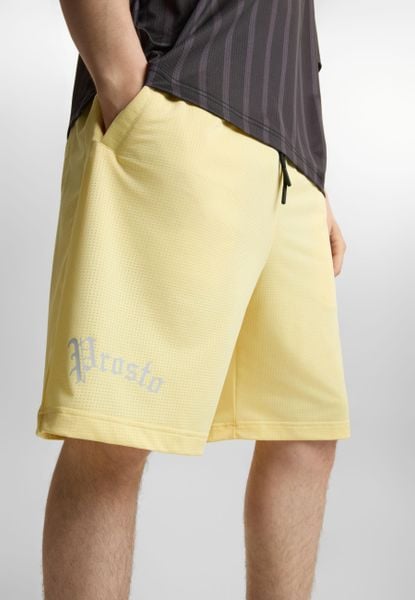 Spodenki sportowe męskie Prosto Nine. Żółte szorty męskie Prosto., m, z elastanu. Za 224.99 zł.