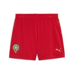 Damskie szorty Maroko 2025 PUMA Red Archive Green. Czerwone szorty damskie Puma, bez wzorów, sportowe. Za 179.00 zł.