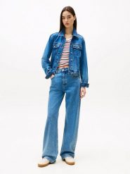 TOMMY JEANS Dżinsy - Comfort fit - w kolorze niebieskim rozmiar: W33/L30. Niebieskie jeansy damskie Tommy Jeans, z podwyższonym stanem. Za 263.53 zł.