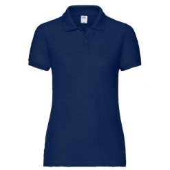 Koszulka Polo Damska 65/35. Niebieskie bluzki sportowe damskie Fruit of the Loom, xl, bez wzorów, bez ramiączek. Za 54.99 zł.
