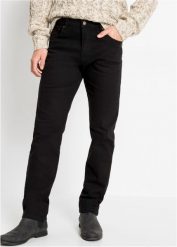 Dżinsy ze stretchem classic fit, straight. Niebieskie jeansy męskie bonprix. Za 129.99 zł.