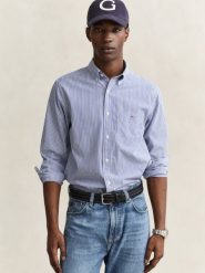 Gant Koszula Mężczyźni Regular Fit Bawełna niebieski, XXL. Niebieskie koszule męskie Gant, m, bez wzorów, z bawełny, bez kołnierzyka, bez ramiączek. Za 499.95 zł.