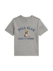 Polo Ralph Lauren T-Shirt 322B27334001 Szary Regular Fit. Szare t-shirty chłopięce Polo Ralph Lauren, bez wzorów, z bawełny, bez ramiączek. Za 249.99 zł.