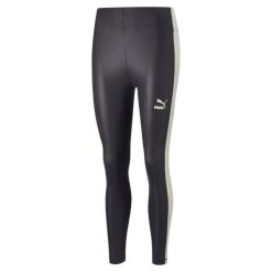 Legginsy damskie Puma T7 SHINY. Czarne legginsy damskie Puma, xs, bez wzorów. Za 121.99 zł.