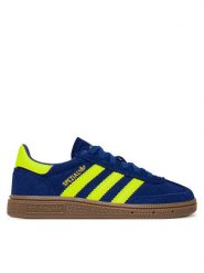 Adidas Sneakersy Handball Spezial JP8003 Granatowy. Niebieskie buty sportowe chłopięce Adidas, ze skóry, bez zapięcia. Za 199.99 zł.
