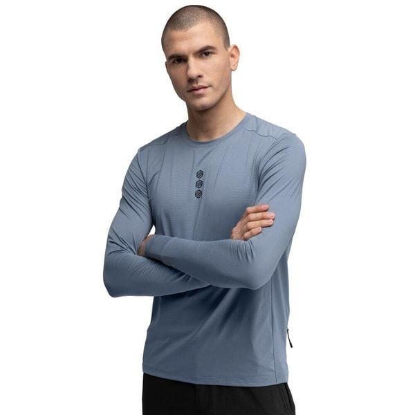 Męska koszulka rowerowa gravel z długim rękawem Kolarstwo Siroko Cáucaso. Niebieskie t-shirty sportowe męskie SIROKO, m, z tkaniny, bez ramiączek, rowerowe. W wyprzedaży za 127.00 zł.