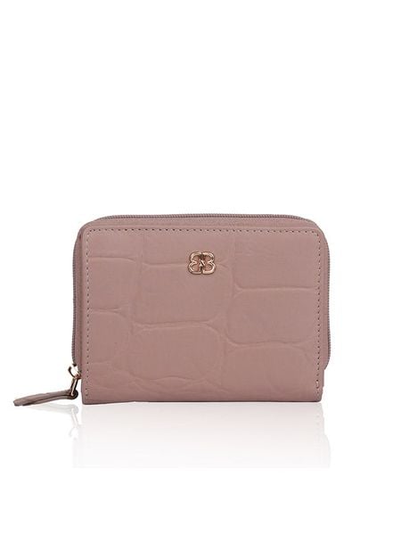 Bellicci Skórzany portfel "Veneta" w kolorze fioletowym - 11 x 8 x 2 cm rozmiar: onesize. Różowe portfele damskie Bellicci, bez wzorów, z materiału. Za 108.74 zł.