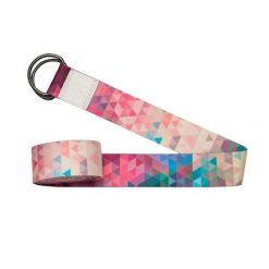Pasek do jogi Yoga Design Lab. Czerwone paski męskie YOGA DESIGN LAB, bez wzorów, z bawełny. Za 78.99 zł.