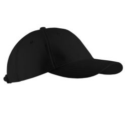 Czapka z daszkiem do golfa Inesis MW500. Czarne czapki męskie INESIS, bez wzorów, z bawełny. Za 19.99 zł.