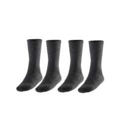 Męskie Skarpety Termiczne - 4 Pary - Antracytowe. Szare skarpetki męskie HEAT KEEPER, bez wzorów, z elastanu. W wyprzedaży za 182.06 zł.