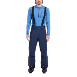 Spodnie narciarskie Protest Owens. Niebieskie spodnie materiałowe męskie Protest, bez wzorów, sportowe. Za 504.50 zł.