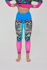 Legginsy termoaktywne – Nutscracker 2.0 damskie. Czerwone legginsy damskie OOSC, l, bez wzorów, z materiału. Za 269.99 zł.