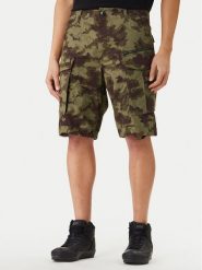 G-Star Raw Szorty materiałowe Rovic D08566-D553 Zielony Relaxed Fit. Zielone szorty męskie G-Star Raw, bez wzorów, z bawełny, retro. Za 469.99 zł.