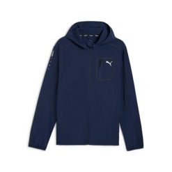 Kurtka z dresu Puma Flex. Niebieskie kurtki treningowe męskie Puma, l, bez wzorów, z dresówki, do biegania. Za 290.50 zł.
