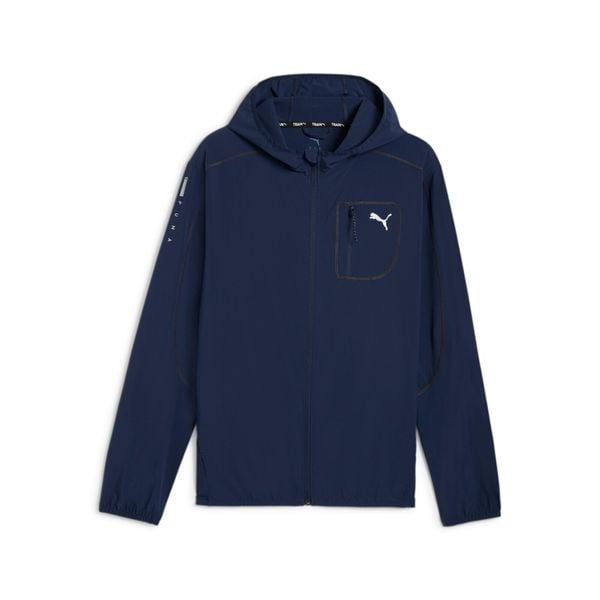 Kurtka z dresu Puma Flex. Niebieskie kurtki treningowe męskie Puma, l, bez wzorów, z dresówki, do biegania. Za 289.00 zł.
