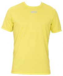 Koszulka T-Shirt męski basic Arena Performance. Żółte t-shirty męskie Arena, l, bez wzorów, z materiału, bez kołnierzyka. Za 71.98 zł.