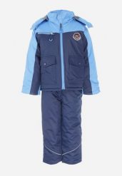 Granatowy Komplet 2-częściowy Jolden. Niebieskie śniegowce dziewczęce Born2be, z polaru. Za 44.99 zł.