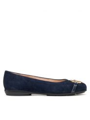 Geox Baleriny D Annytah D557NB 021HH C4174 Granatowy. Niebieskie baleriny damskie Geox, bez wzorów, ze skóry, bez obcasa. Za 349.99 zł.