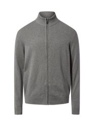 Nils Sundström Męski kardigan Mężczyźni Bawełna szary jednolity, M. Szare kardigany męskie Nils Sundström, m, bez wzorów, z bawełny, bez kołnierzyka. Za 249.95 zł.