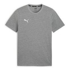 Koszulka sportowa męska Puma Team Goal Casuals. Białe t-shirty sportowe męskie Puma, l, z bawełny, bez ramiączek, na fitness i siłownię. Za 75.00 zł.
