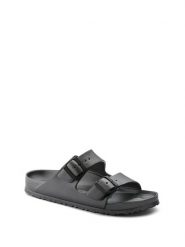 Birkenstock Klapki "Arizona" w kolorze czarnym rozmiar: 43. Czarne klapki damskie Birkenstock, bez wzorów, bez obcasa. Za 215.36 zł.