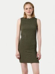 Noisy May Sukienka codzienna Zahara 27029921 Zielony Slim Fit. Zielone sukienki damskie Noisy may, na co dzień, s, bez wzorów, z syntetyku, bez kołnierzyka, bez ramiączek, proste. Za 69.99 zł.