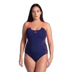 Strój kąpielowy damski jednoczęściowy na basen Arena Reflecting. Brązowe stroje jednoczęściowe damskie Arena, s, bez wzorów. Za 169.99 zł.