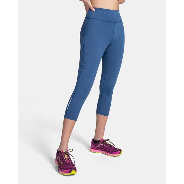 Damskie legginsy treningowe 3/4 Kilpi AMIRA-W. Niebieskie legginsy damskie Kilpi, s, bez wzorów, z materiału. Za 153.53 zł.