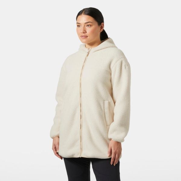 Damska bluza dresowa Helly Hansen Maude Pile. Białe bluzy bez kaptura damskie Helly Hansen, z dresówki. Za 510.50 zł.