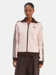 Adidas Bluza adicolor Classic KC6854 Różowy Regular Fit. Czerwone bluzy bez kaptura damskie Adidas, m, z bawełny. Za 329.99 zł.