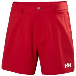 Szorty Helly Hansen Move QD 6". Czerwone szorty męskie Helly Hansen, bez kołnierzyka. Za 376.50 zł.