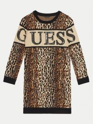 Guess Sukienka dzianinowa J4BK17 Z3I50 Kolorowy Comfort Fit. Sukienki niemowlęce Guess, z aplikacjami, z dzianiny, bez ramiączek. Za 179.99 zł.