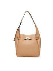 DKNY Torebka R52CAK42 Brązowy. Brązowe torebki klasyczne damskie DKNY, bez wzorów, ze skóry, bez dodatków. Za 579.99 zł.