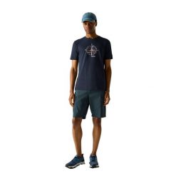 T-shirt Męski Kompas Cline IX. Niebieskie t-shirty męskie Regatta, l, bez wzorów, z bawełny, bez kołnierzyka. Za 68.99 zł.