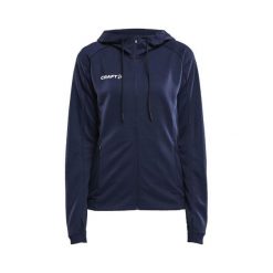 Damska kurtka z kapturem Craft evolve. Niebieskie kurtki damskie Craft, m, bez wzorów, z materiału, z kapturem. Za 286.00 zł.