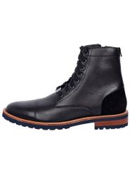 GORDON & BROS Skórzane botki "Alessio" w kolorze czarnym rozmiar: 41. Czarne buty zimowe męskie GORDON & BROS, z materiału, bez zapięcia. Za 342.60 zł.