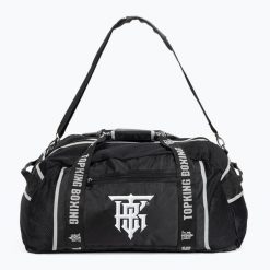 Torba treningowa Top King Gym. Czarne topy sportowe damskie TOP KING, bez wzorów, bez ramiączek. Za 329.99 zł.