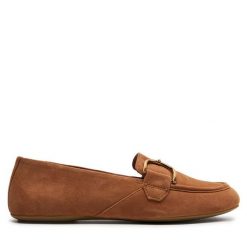 Mokasyny Geox. Brązowe mokasyny damskie Geox. Za 839.99 zł.