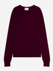 AUTHENTIC CASHMERE Kaszmirowy sweter "Aigliére" w kolorze bordowym rozmiar: XXL. Czerwone swetry męskie AUTHENTIC CASHMERE, xxl, bez wzorów, z kaszmiru, bez kołnierzyka. Za 413.99 zł.