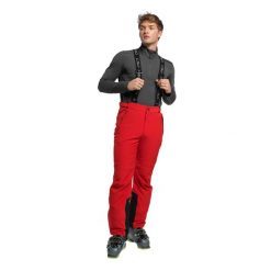 Spodnie narciarskie męskie CMP 3W17397N. Białe spodnie materiałowe męskie CMP, bez wzorów, z elastanu, sportowe. Za 509.99 zł.
