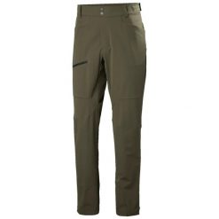 Spodnie softshell Helly Hansen Blaze. Zielone spodnie materiałowe męskie Helly Hansen, bez wzorów, z elastanu. Za 627.30 zł.