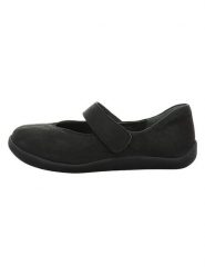 Think! Skórzane baleriny w kolorze czarnym z paskiem rozmiar: 36. Czarne baleriny damskie Think!, bez wzorów, bez obcasa. Za 344.95 zł.