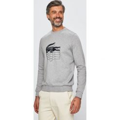 Lacoste - Bluza. Niebieskie bluzy bez kaptura męskie Lacoste, l, z bawełny. W wyprzedaży za 299.90 zł.