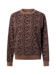 Marie Lund Bluza damska Kobiety Bawełna brązowy wzorzysty, M. Brązowe bluzy bez kaptura damskie Marie Lund, m, z bawełny. Za 199.95 zł.