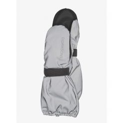 Rękawiczki dziecięce Didriksons Biggles Reflective Mitten. Szare rękawiczki dziecięce Didriksons, bez ramiączek. Za 86.99 zł.