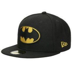 Czapka z daszkiem męska New Era Character Bas Batman Basic Cap. Czarne czapki męskie New Era, bez wzorów, z materiału, sportowe. Za 139.99 zł.