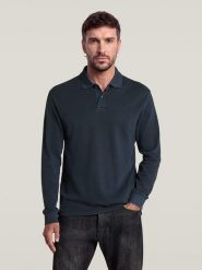 G-Star Koszulka polo w kolorze granatowym rozmiar: XXL. Niebieskie koszulki polo męskie G-Star, xxl, bez wzorów, z bawełny, bez ramiączek. Za 254.95 zł.