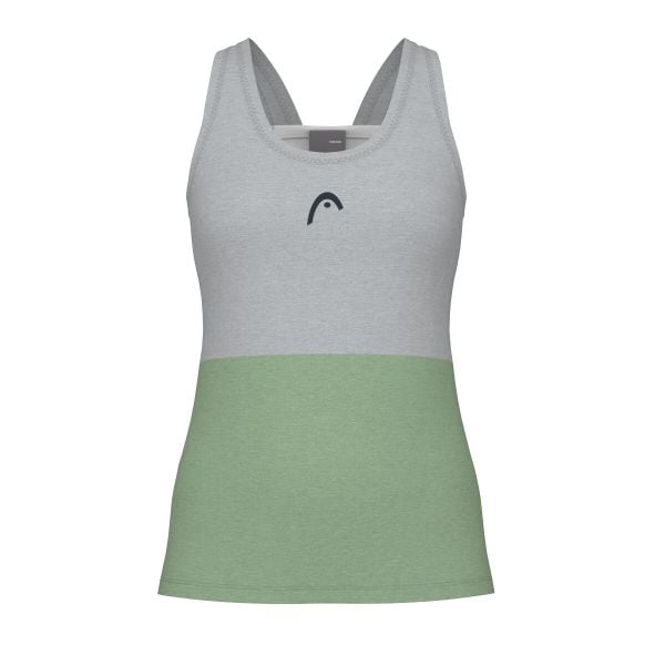 Damski tank top Head Play Tech. Niebieskie topy sportowe damskie HEAD, l, bez wzorów, z dżerseju, bez ramiączek. Za 264.60 zł.